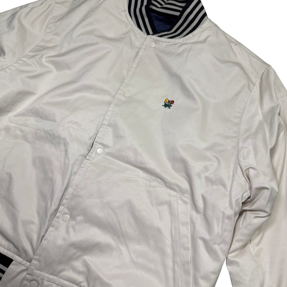 Aime Leon Dore Reversible Varsity Jacket Navy/Cream Size M View 6